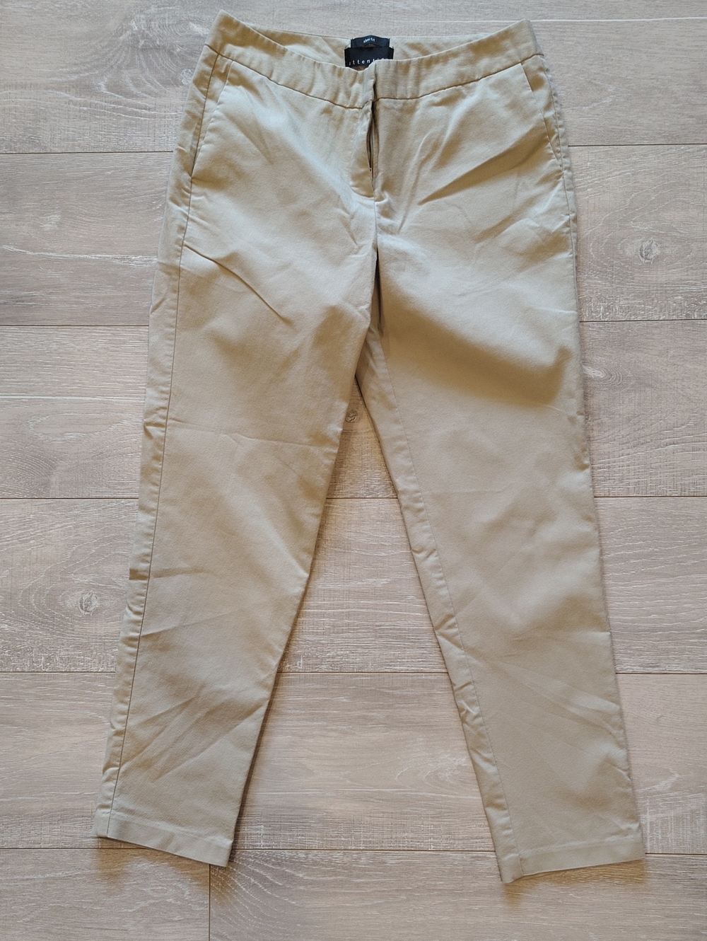 attention Slim Tapered Chinos in Khaki
